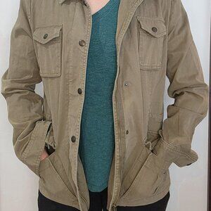 Banana Republic Green Military Jacket Size M